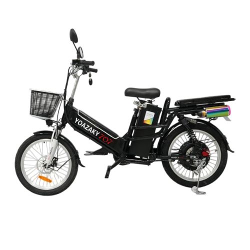 BICICLETA ELECTRICA NEGRA CLASICA