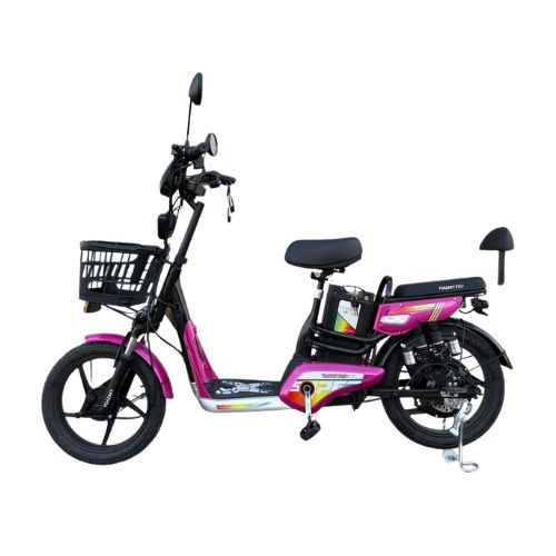 BICICLETA ELECTRICA PALETA FUCSIA