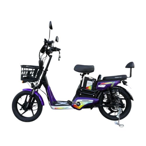 BICICLETA ELECTRICA PALETA MORADA