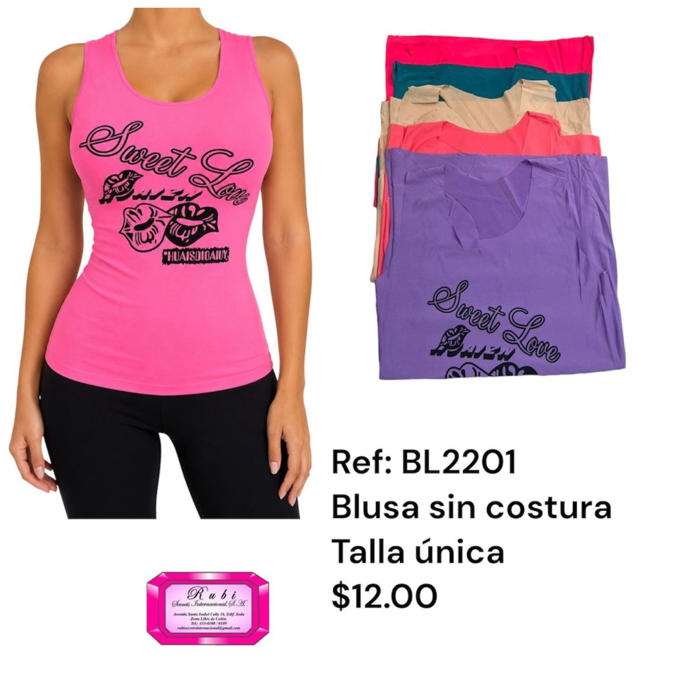 Blusa sin costura